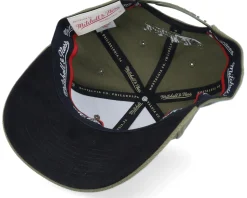 Box Logo Olive Adjustable - Mitchell & Ness