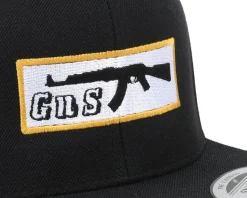 Box-AK47 Black Snapback - GUNS n SKULLS