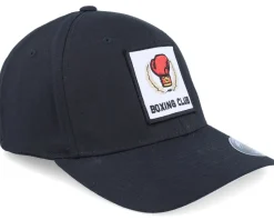 Boxing Club Logo Black Flexfit - Bearded Man