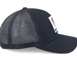 Boxing Club Logo Black Trucker - Bearded Man