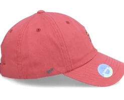 Brain Storm Ecowash Rose Red Dad Cap - Iconic