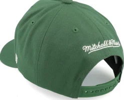 Branded Box Logo Pro Crown Dark Green A-Frame Adjustable - Mitchell & Ness