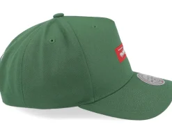 Branded Box Logo Pro Crown Dark Green A-Frame Adjustable - Mitchell & Ness
