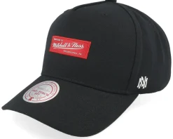 Branded Box Logo Pro Crown Dark Brown A-Frame Adjustable - Mitchell & Ness