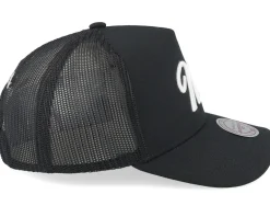 Branded Classic M Black A-Frame Trucker - Mitchell & Ness