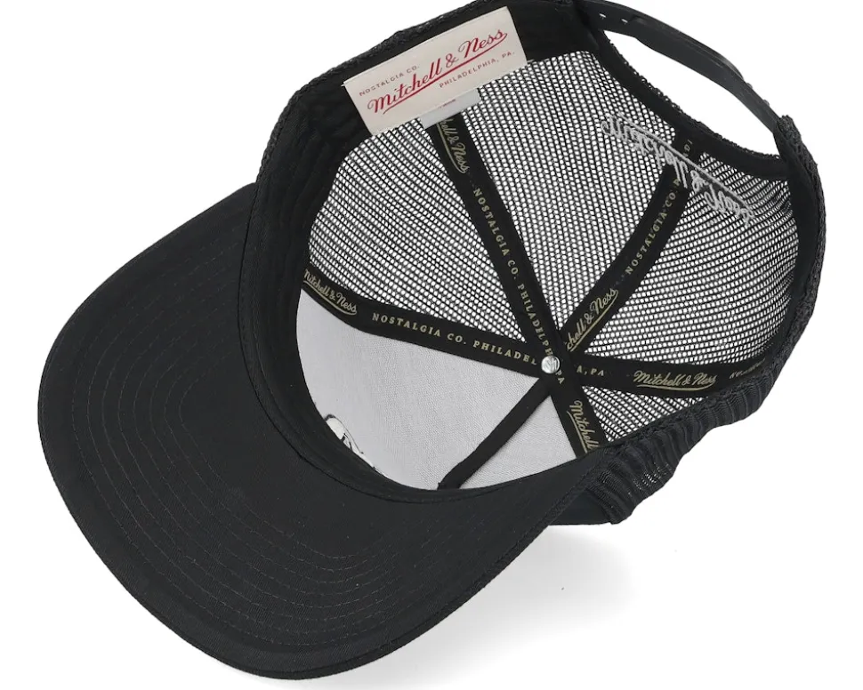 Branded Classic M Black A-Frame Trucker - Mitchell & Ness