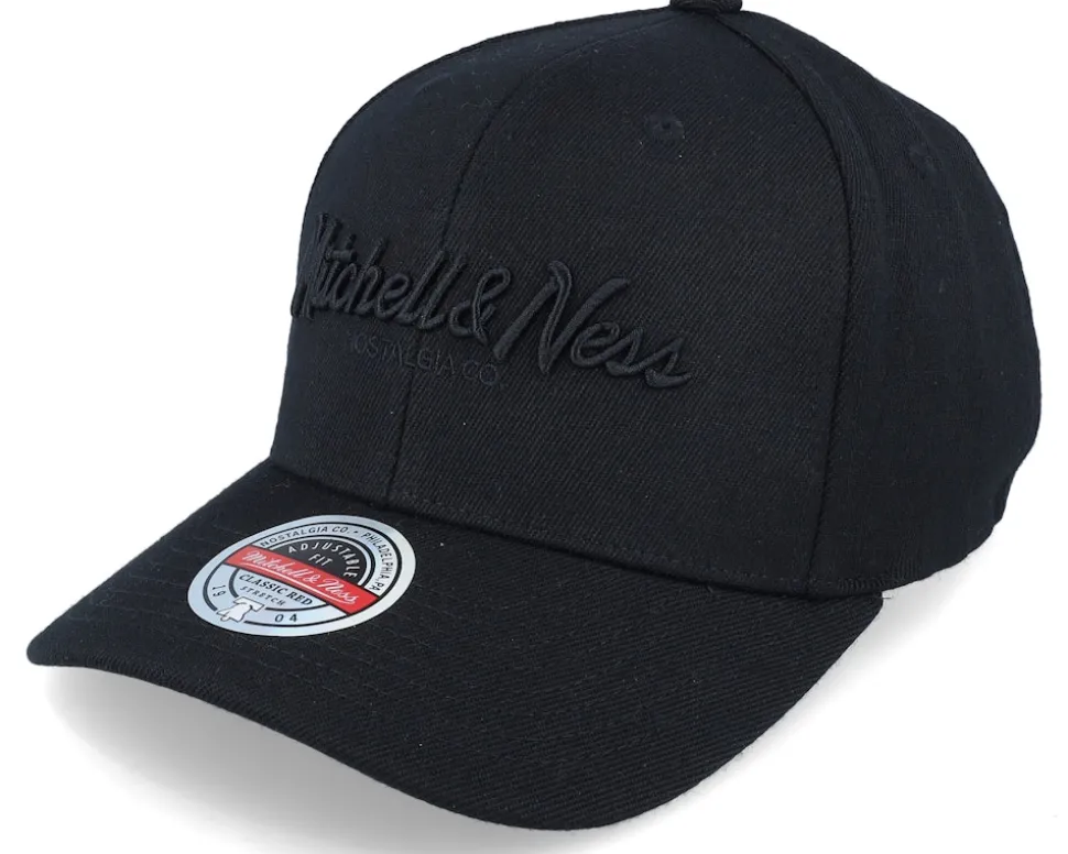Branded Pinscript Black Adjustable - Mitchell & Ness