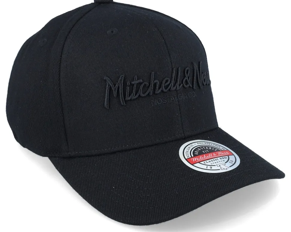 Branded Pinscript Black Adjustable - Mitchell & Ness
