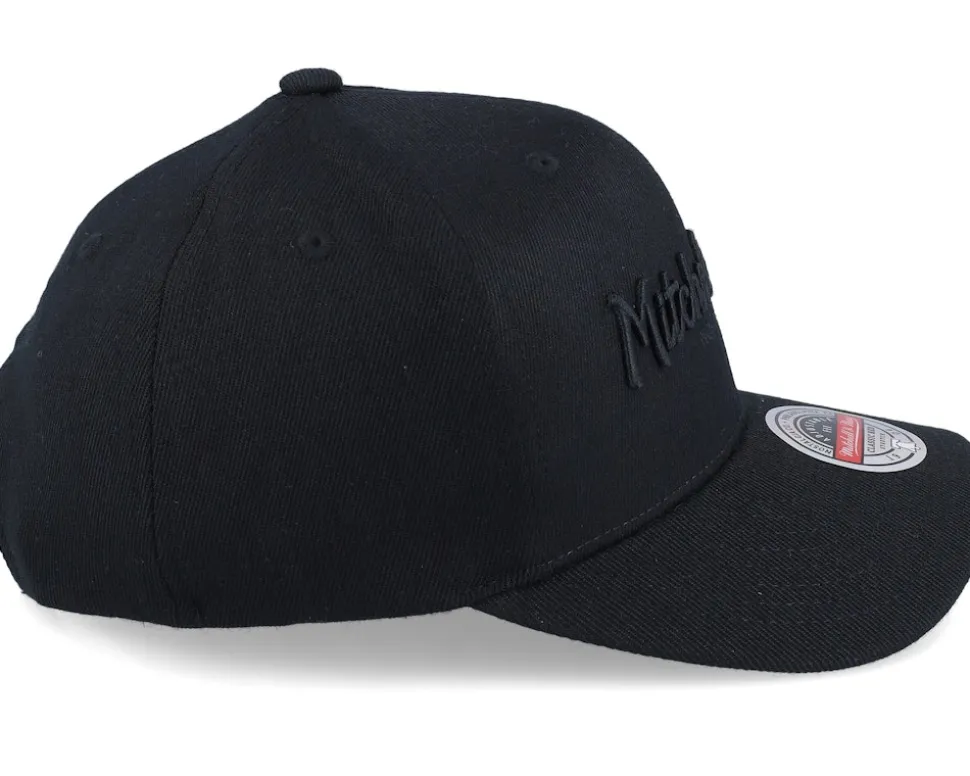 Branded Pinscript Black Adjustable - Mitchell & Ness