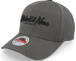 Branded Pinscript Charcoal Grey Adjustable - Mitchell & Ness