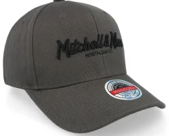 Branded Pinscript Charcoal Grey Adjustable - Mitchell & Ness