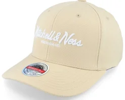Branded Pinscript Khaki/White Adjustable - Mitchell & Ness