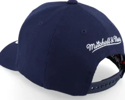 Branded Pinscript Navy/White Adjustable - Mitchell & Ness
