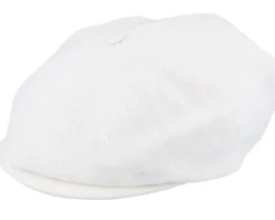 Branson Ramie Off-White Flat Cap - CTH Ericson