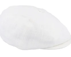 Branson Ramie Off-White Flat Cap - CTH Ericson