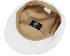 Branson Ramie Off-White Flat Cap - CTH Ericson