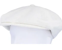 Branson Ramie Off-White Flat Cap - CTH Ericson