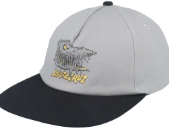 Braun Fever Dream Stone Grey/Black Snapback - Santa Cruz