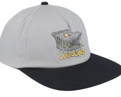 Braun Fever Dream Stone Grey/Black Snapback - Santa Cruz