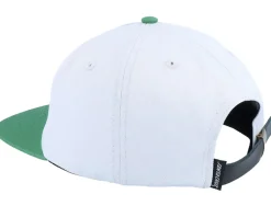 Breaker Opus Light Grey/Green Strapback - Santa Cruz
