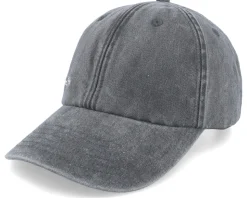 Breath Side Logo Washed Black Dad Cap - Fair