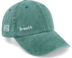 Breath Side Logo Washed Black Dad Cap - Fair