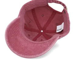 Breath Side Logo Washed Red Dad Cap - Fair