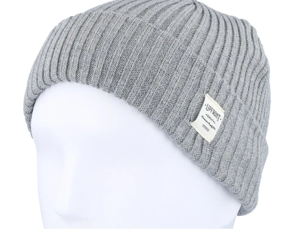Bridge Beanie Grey Cuff - Upfront