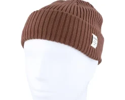 Bridge Brown Short Beanie - Upfront
