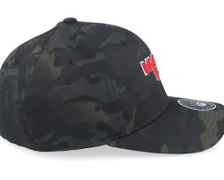 British Heavy Metal 3D Black Camo Flexfit - Bearded Man