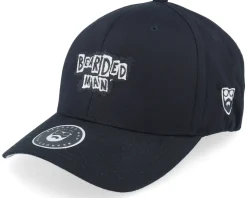 British Punk Logo Black Flexfit - Bearded Man