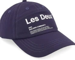 Brody Tech Dark Navy/White 5-Panel - Les Deux