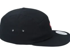 Broken Mended Heart Black 5-Panel - Iconic