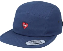 Broken Mended Heart Navy 5-Panel - Iconic