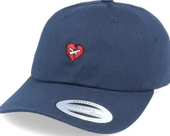 Broken Mended Heart Navy Dad Cap - Iconic