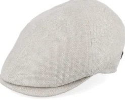 Broker 41 Organic Hemp/Linen Sand Flat Cap - MJM Hats
