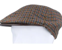 Broker Pure Wool Multi Color Flat Cap - MJM Hats