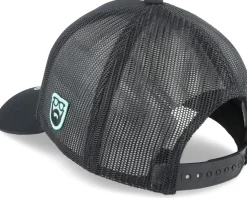 Bronze Beard Statue Black Trucker - Bearded Man