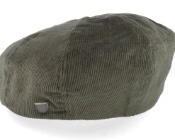 Brood Snap Cap Moss Green Flat Cap - Brixton