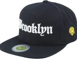 Brooklyn 3d Script Black Snapback - Lucid Smile
