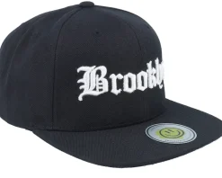 Brooklyn 3d Script Black Snapback - Lucid Smile
