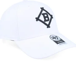 Brooklyn Dodgers Cooperstown White/Black Adjustable - 47 Brand
