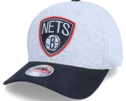 Brooklyn Nets 186 Redline Grey/Black Adjustable - Mitchell & Ness