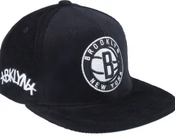 Brooklyn Nets All Directions Black Snapback - Mitchell & Ness
