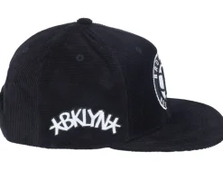 Brooklyn Nets All Directions Black Snapback - Mitchell & Ness