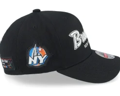 Brooklyn Nets Allstar Script Patch Classic Red Black Adjustable - Mitchell & Ness