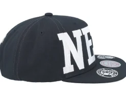Brooklyn Nets Big Text 1 Black Snapback - Mitchell & Ness