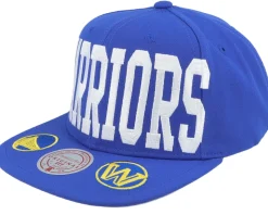 Brooklyn Nets Big Text 1 Black Snapback - Mitchell & Ness