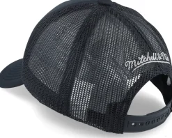 Brooklyn Nets Billboard Black Trucker - Mitchell & Ness