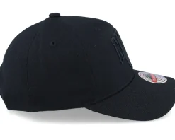 Brooklyn Nets Black Out Arch Black Adjustable - Mitchell & Ness